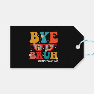 Etiquetas Para Regalos Adiós Hermano Maestro Feliz Último Día de Escuela