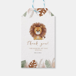 Etiquetas Para Regalos Adorable Fluffy Lion Birthday