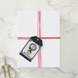 Etiquetas Para Regalos Adorno de la insignia de Clan Davidson y vacacione