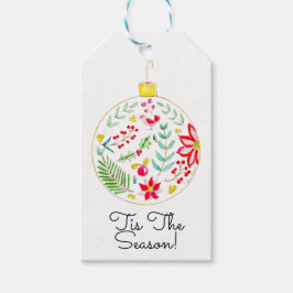 Etiquetas Para Regalos Adorno Navideño Colorido