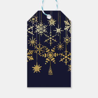 Etiquetas Para Regalos Adornos de copo de nieve