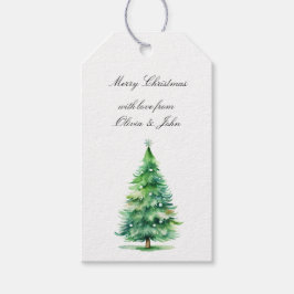Etiquetas Para Regalos Adornos verdes para árbol de Navidad