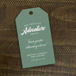 Etiquetas Para Regalos Adventure Awaits Couples Baby Shower Mountains