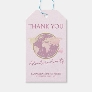 Etiquetas Para Regalos Adventure espera a Baby Shower con temas de pasapo