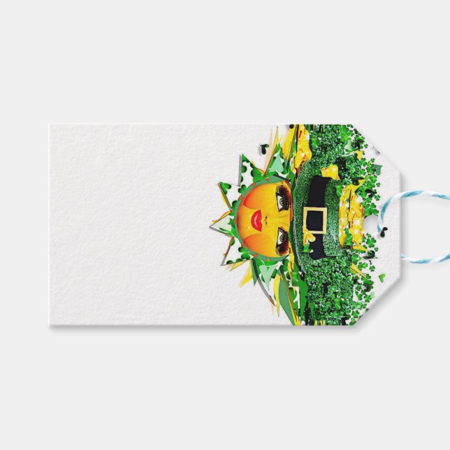 ETIQUETAS PARA REGALOS ¡AFORTUNADO SOL! (Frente (Horizontal))