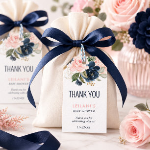 Etiquetas Para Regalos Agradecimiento de Baby Shower de Acuarela Floral R