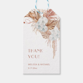 Etiquetas Para Regalos Agradecimiento de boda boho acuarela