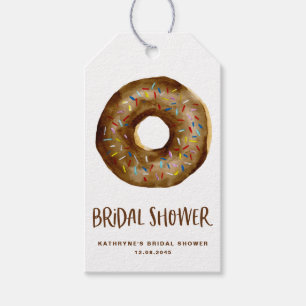 Etiquetas Para Regalos Agradecimiento de Desayuno Nupcial de Donut de Cho