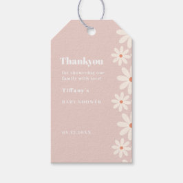 Etiquetas Para Regalos Agradecimiento floral para baby shower de margarit