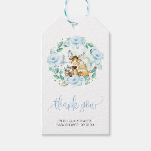 Etiquetas Para Regalos Agradecimiento para Baby Shower de Floristería de