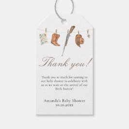 Etiquetas Para Regalos Agradecimiento para baby shower de Watercolor Hunt