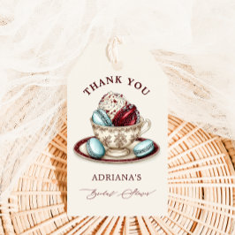 Etiquetas Para Regalos Agradecimiento para fiesta de té de despedida de s