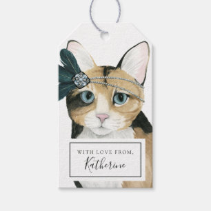Etiquetas Para Regalos Agrega tu nombre  Gato de descarga
