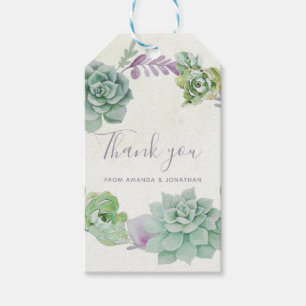Etiquetas Para Regalos Agua Desierto Cactus Sucultores Boda Gracias