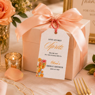 Etiquetas Para Regalos Aguada de Amor a Primera Rociada Despedida de Solt