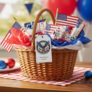 Etiquetas Para Regalos Águila personalizada USA 250