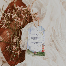 Etiquetas Para Regalos Ahoy Little Sailor Baby Shower Gracias