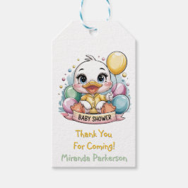 Etiquetas Para Regalos Alegre Duckling Baby Shower Gracias