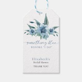 Etiquetas Para Regalos Algo Azul Antes De Hacer Bridal Ducha Floral