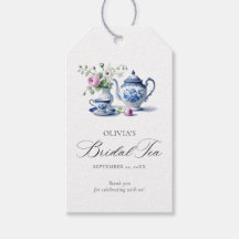 Algo Azul Toile Marco Flora Bridal Tea Shower