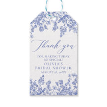 Algo Azul Vintage Azul Floral Ducha de Novia