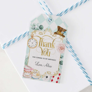 Etiquetas Para Regalos Alice wonderland loco hatter tea party favor don t