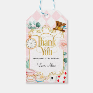 Etiquetas Para Regalos Alice wonderland loco hatter tea party favor don t