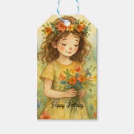 Etiquetas Para Regalos Alicia feliz cumpleaños personalizada en el país d