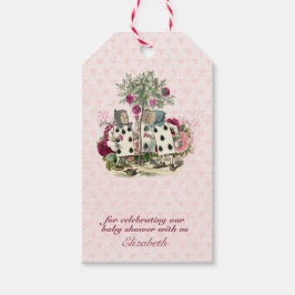 Etiquetas Para Regalos Alicia vintage en el país de las maravillas Fiesta