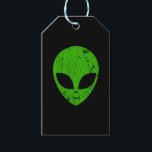 Etiquetas Para Regalos alien green head ufo science fiction extraterrestr<br><div class="desc">alien green head ufo science fiction extraterrestrial grunge smile face</div>
