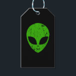 Etiquetas Para Regalos alien green head ufo science fiction extraterrestr<br><div class="desc">alien green head ufo science fiction extraterrestrial grunge smile face</div>