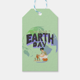 Etiquetas Para Regalos "Ama a tu madre: Día de la Tierra todos los días"