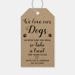 Etiquetas Para Regalos Amamos A Nuestros Perros Biscuit Bar Dog Treg Favo