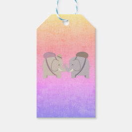 Etiquetas Para Regalos amigos elefantes