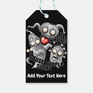 Etiquetas Para Regalos Amo a los monstruos porque la gente se acosa