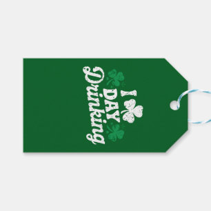 Etiquetas Para Regalos Amo Beber Durante El Día Divertido St Patrick's Da
