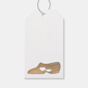 Etiquetas Para Regalos Amo el zapato de profesor de danza moderna del Tan