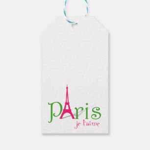 Etiquetas Para Regalos Amo París