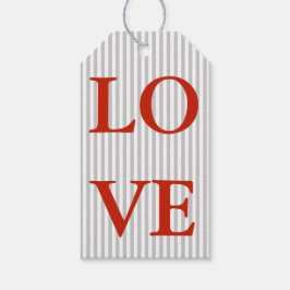 Etiquetas para regalos - AMOR