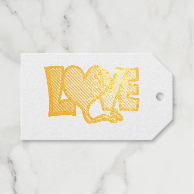 Etiquetas Para Regalos Amor (Anverso (Horizontal))