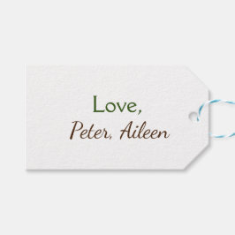 Etiquetas Para Regalos amor añadir nombre simple texto editable mínimo rú