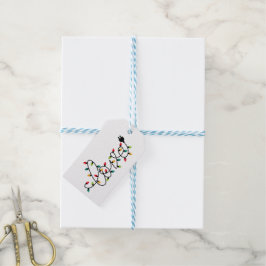 Etiquetas Para Regalos Amor de Luces de Navidad