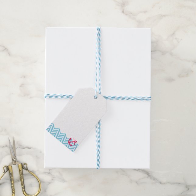 Etiquetas Para Regalos Anclaje cardíaco (Con cuerda)