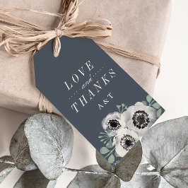 Etiquetas Para Regalos Anemone y Eucalyptus Wedding Favor de ti