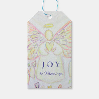 Etiquetas Para Regalos Angel of Hearts Holiday Joy Personalizado Gift Tag