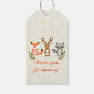 Etiquetas Para Regalos Animal de la Selva Cuadros de Woodland