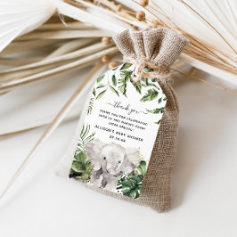 Etiquetas Para Regalos Animales de la jungla | Baby Shower Gracias