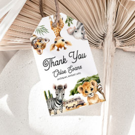 Etiquetas Para Regalos Animales de Safari Baby Shower