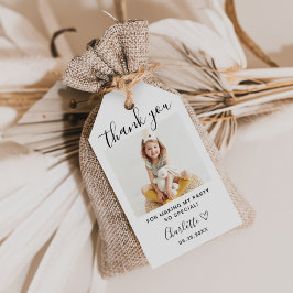 Etiquetas Para Regalos Aniversario de la foto de niños modernos