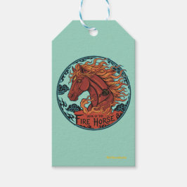Etiquetas Para Regalos Año del Caballo de Fuego